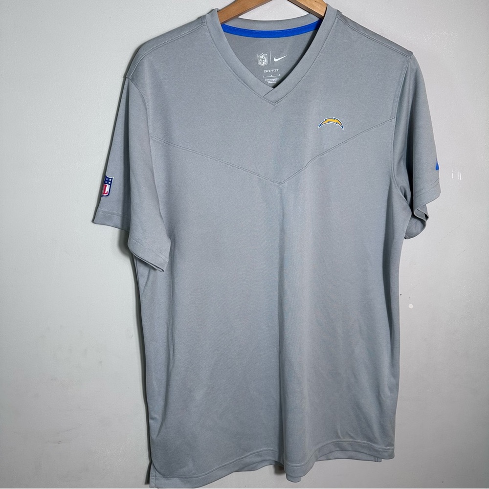 Nike NFL Los Angeles Chargers Dri-Fit V-Neck Shirt